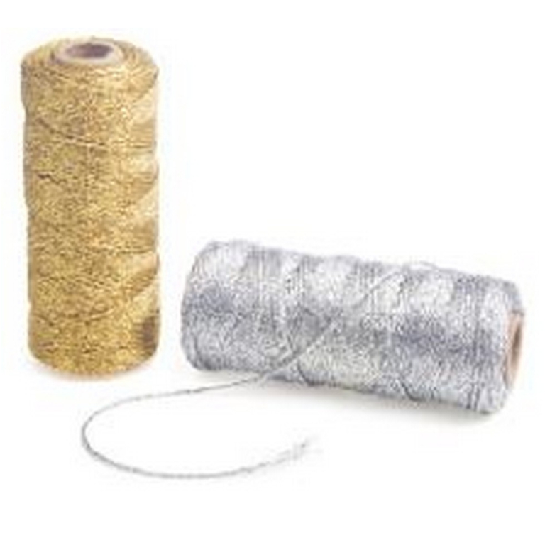 NASTRO CORDONCINO 1,5MMX100MT FLASHY LUREX ORO 2