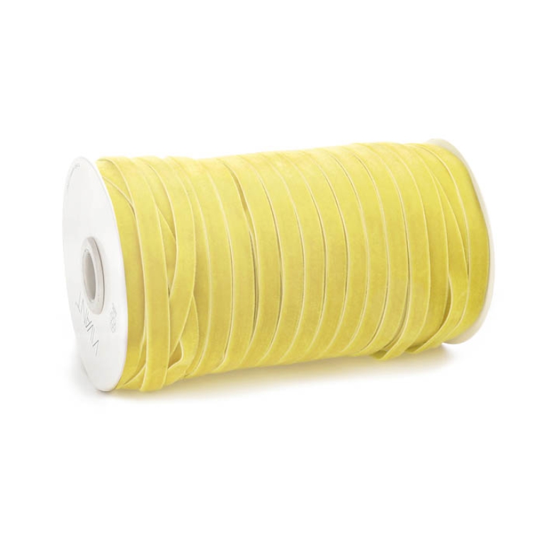 NASTRO VELLUTO 9MMX20MT VELVETY GIALLO