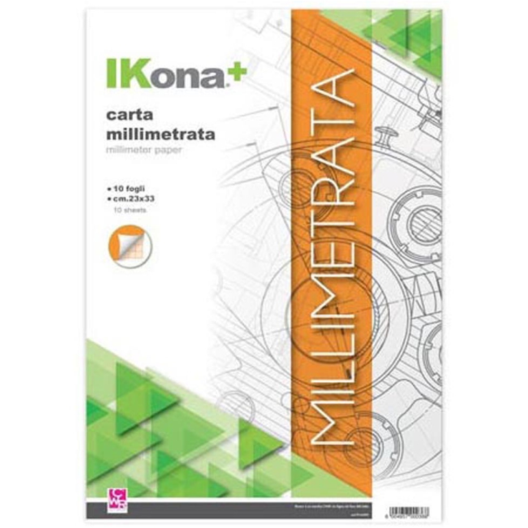 CARTA MILLIMETRATA       23X33 10FG 25PZ