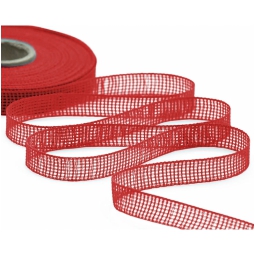 NASTRO GARZA CARTA 100%  15MMX20MT ROSSO