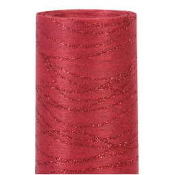 ROTOLO TNT 36CMX9MT      GLITTER BORDEAUX