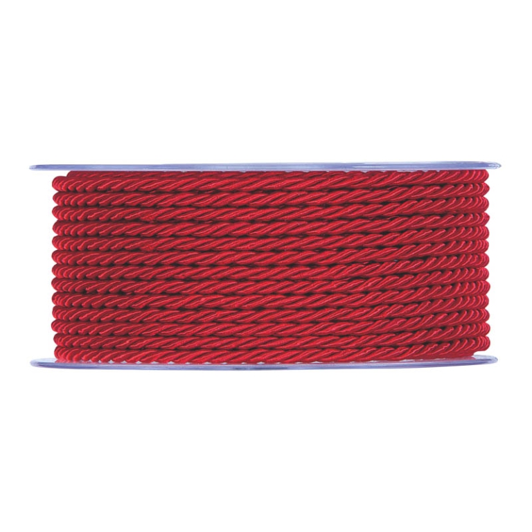 NASTRO CORDONCINO 2,5MMX30MT ROSSO