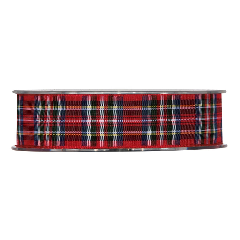 NASTRO TARTAN MM25X20MT  ROSSO SCOZZESE