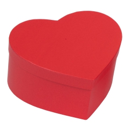 SCATOLA CUORE D9,5H6,5CM ROSSA