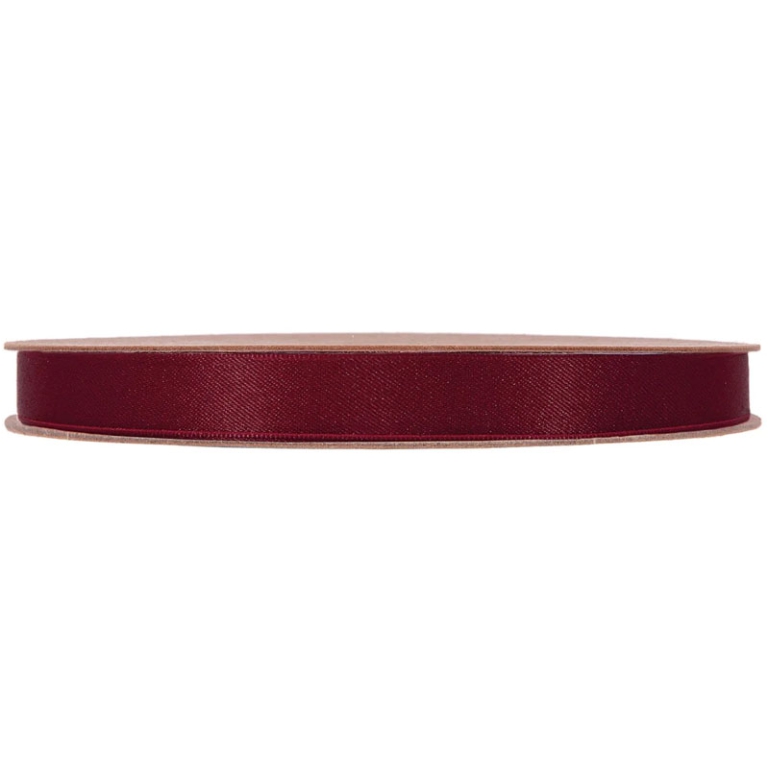 NASTRO RICICLATO RASO    OPACO MM10X20MT BORDEAUX