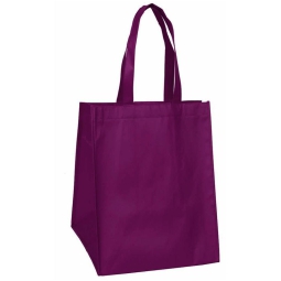 SHOPPER 31X31H40CM BORDEAUX CON MANICI