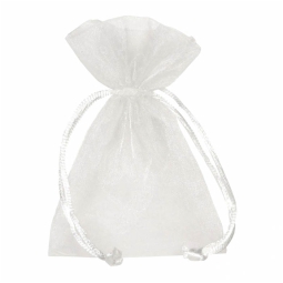 SACCHETTO ORGANZA BIANCO 17X24CM 10PZ