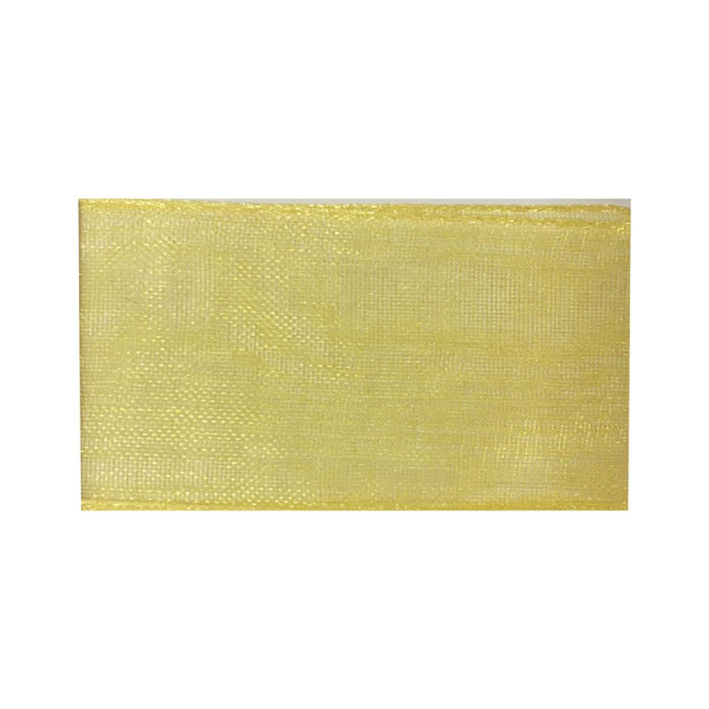 NASTRO ORGANZA 15MM 50MT H.Q. GIALLO SOLE