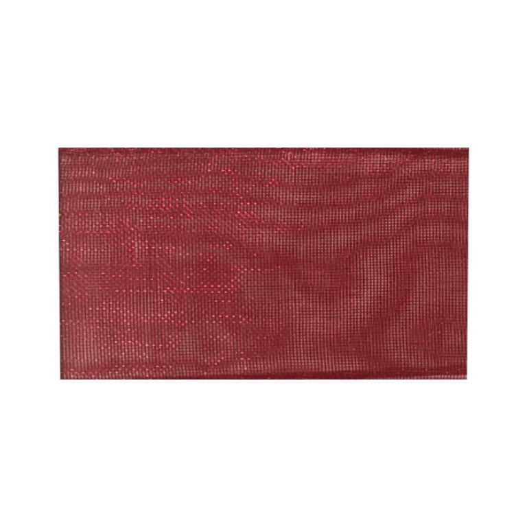 NASTRO ORGANZA 25MMX25MT ROSSO FUOCO 043