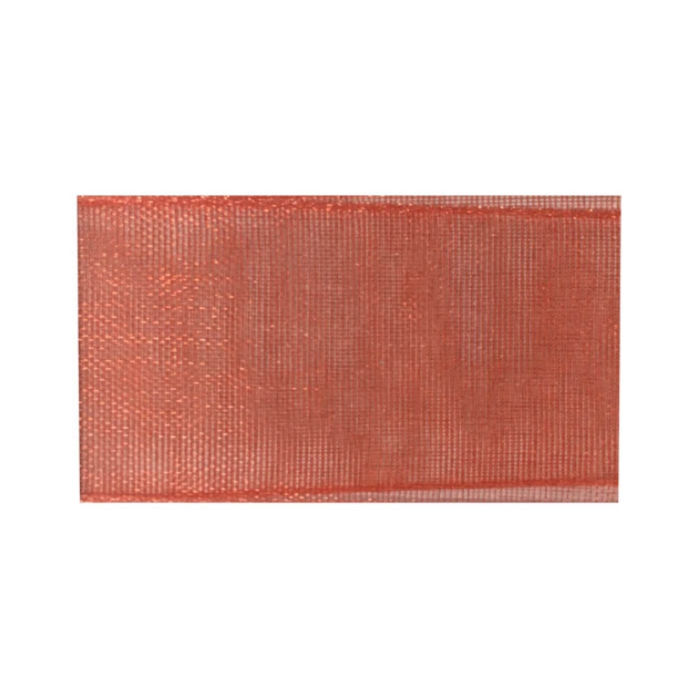 NASTRO ORGANZA 25MMX25MT ROSSO ARAGOSTA 055