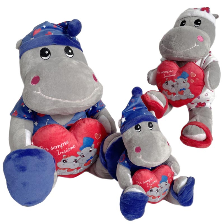 PELUCHE COPPIETTA IPPO 16CM