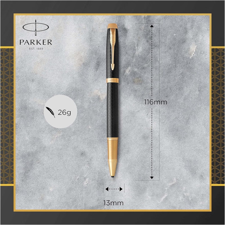 ROLLER IM PREMIUM BLACK  GOLD GT PARKER V.98,00 3