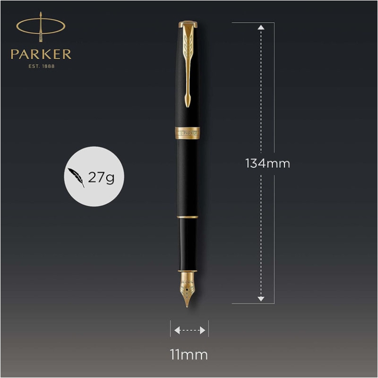 STILOGRAFICA SONNET MATT BLACK  GT M PARKER V.232,00 5