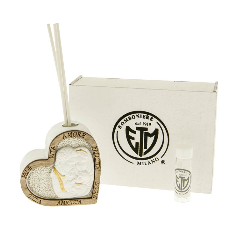 DIFFUSORE H7CM CUORE SACRA FAMIGLIA GIFTBOX