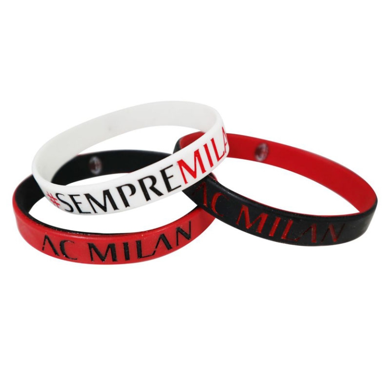 BRACCIALETTI IN SILICONE 3PZ MILAN 2