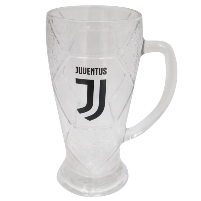 BOCCALE BIRRA IN VETRO 680ML JUVENTUS