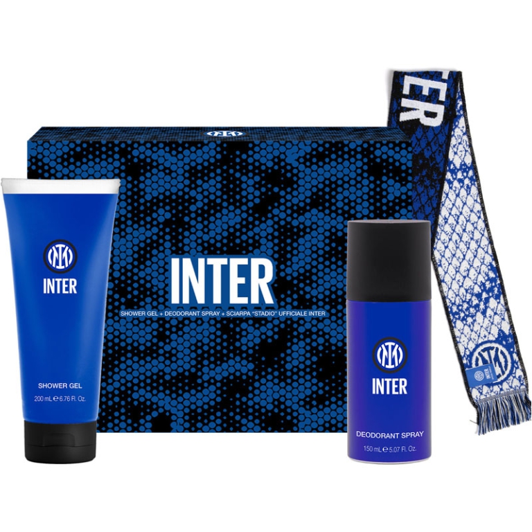 CONFEZIONE DEODORANTE+SHOWER GEL+SCIARPA INTER