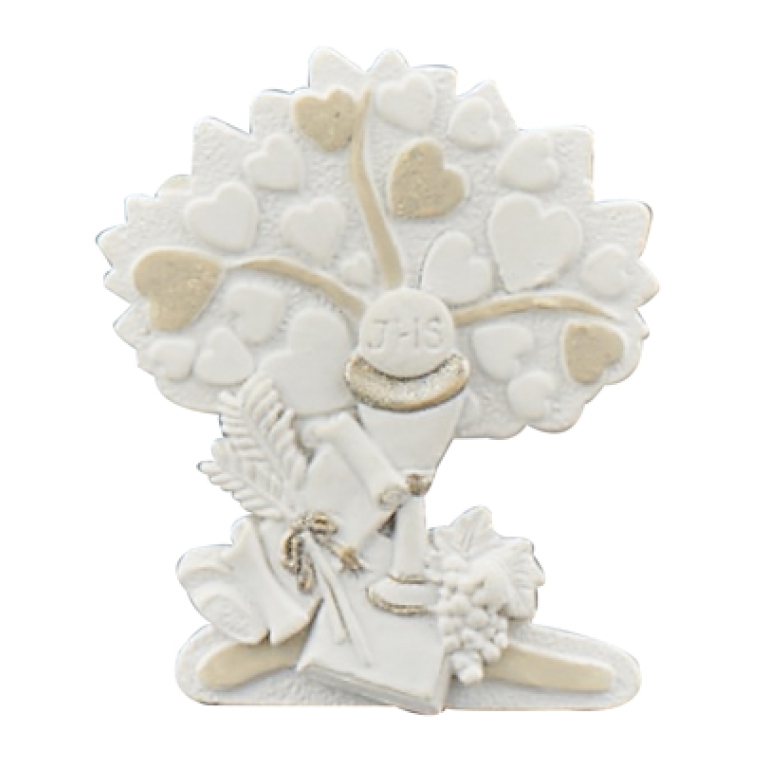 CALICE COMUNIONE ALBERO CUORI 12PZ 6,2X2X7,5CM