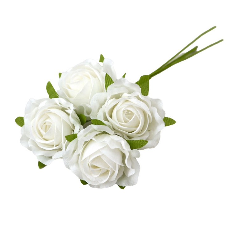 ROSA FIORE 36PZ BIANCO