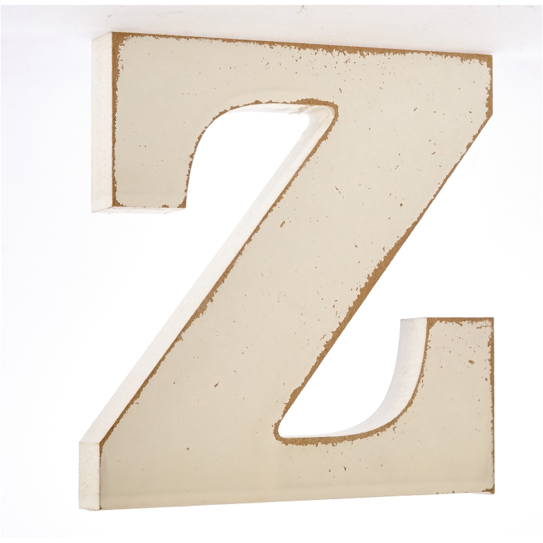 LETTERA Z LEGNO 1,9H10CM NATURALE