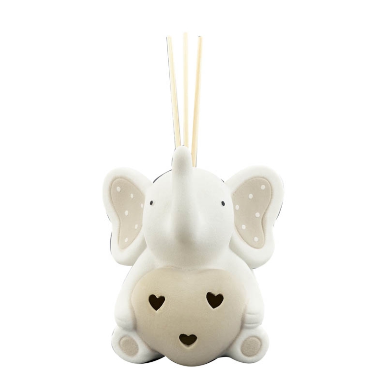 DIFFUSORE LED 10X10H12CM ELEFANTE GIFTBOX