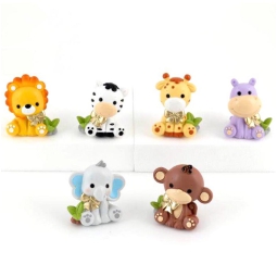 ANIMALI FORESTA 6PZ      H8CM