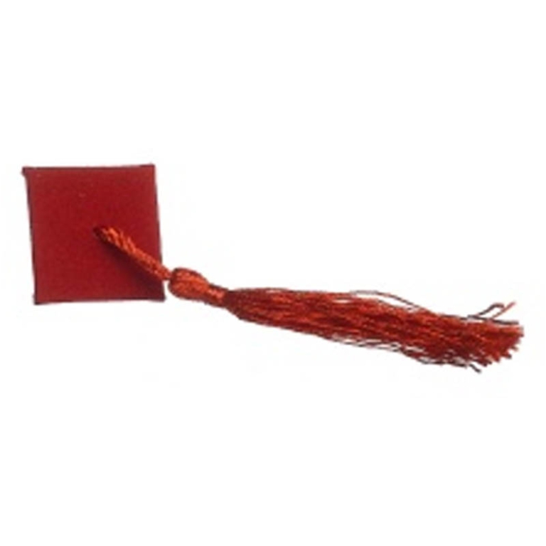 APPLICAZIONE TOCCO LAUREA 24PZ ROSSO L11CM