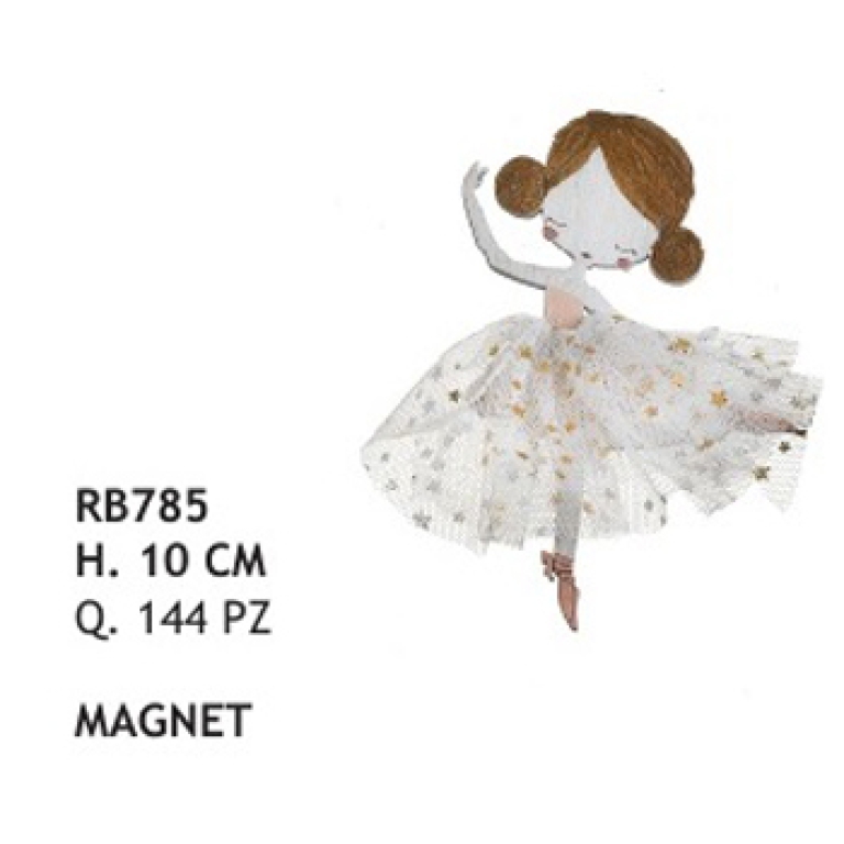 MAGNETE BALLERINA GONNA  TULLE 24PZ H10CM