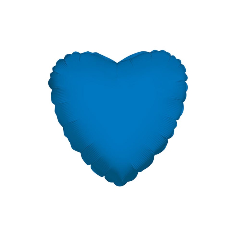 PALLONCINO MYLAR 46CM CUORE BLU SCURO