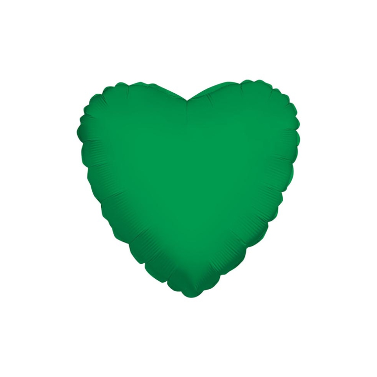 PALLONCINO MYLAR 46CM    CUORE VERDE SMERALDO