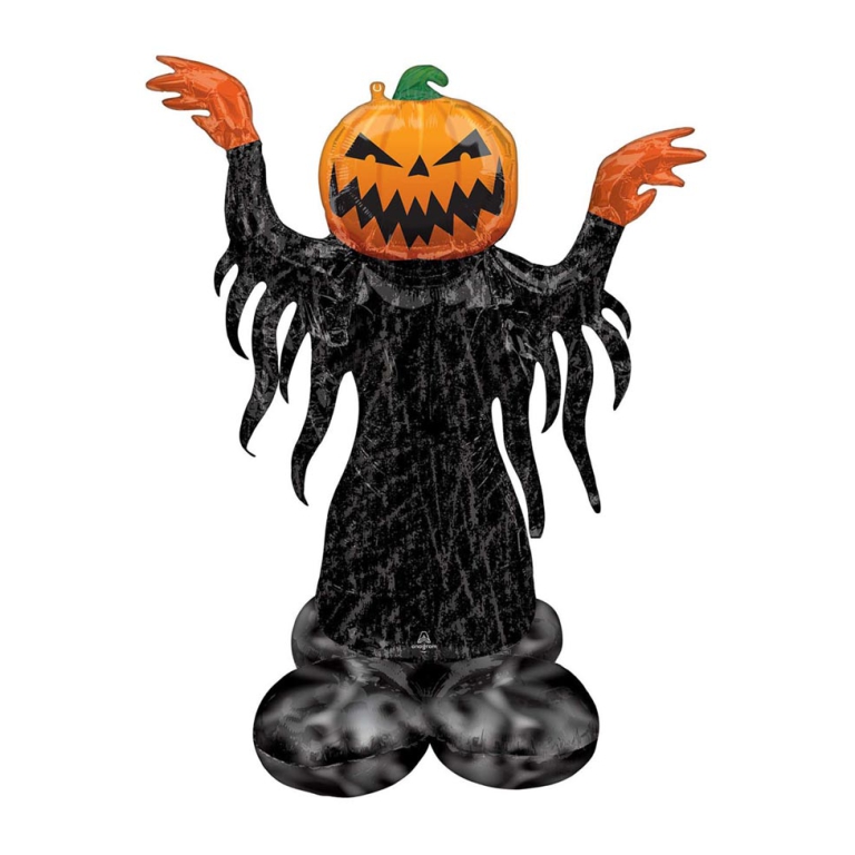 PALLONCINO MYLAR 135CM FANTASMA TESTA DI ZUCCA