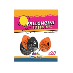 PALLONCINI HALLOWEEN 23CM 20PZ