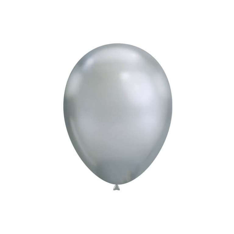 PALLONCINI 50PZ 30CM SOFT LINE ARGENTO BIO