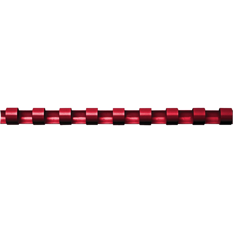 SPIRALI  6MM 100PZ ROSSO PLASTICA