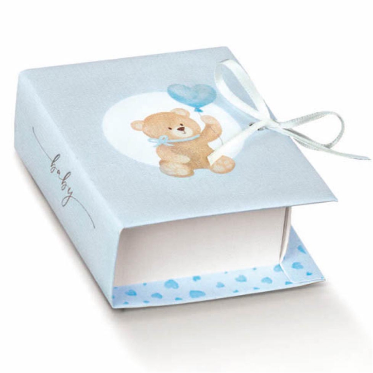 SCATOLE LITTLE BEAR AZZURRO 10PZ 70X60X30 LIBRO