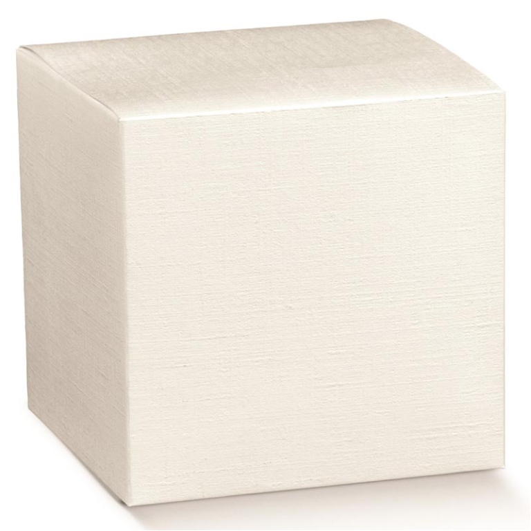 SCATOLE FIBRA BIANCO 10PZ 100X100X120 PIEGHEVOLE