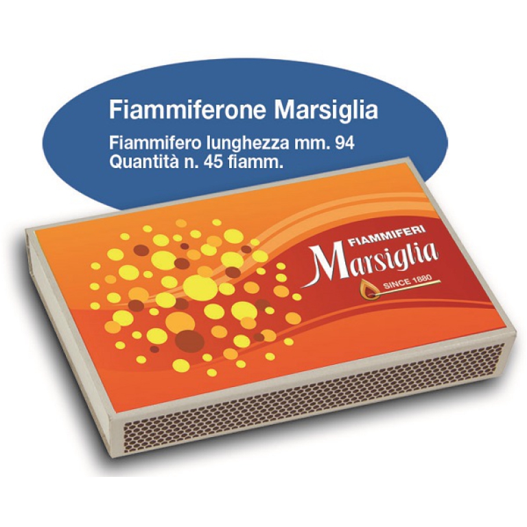 FIAMMIFERI MARSIGLIA 10SC FIAMMIFERONI 45PZ