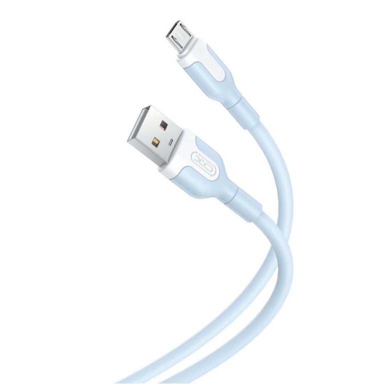 CAVO USB/MICRO 1M BLU    2,1A RINFORZATO