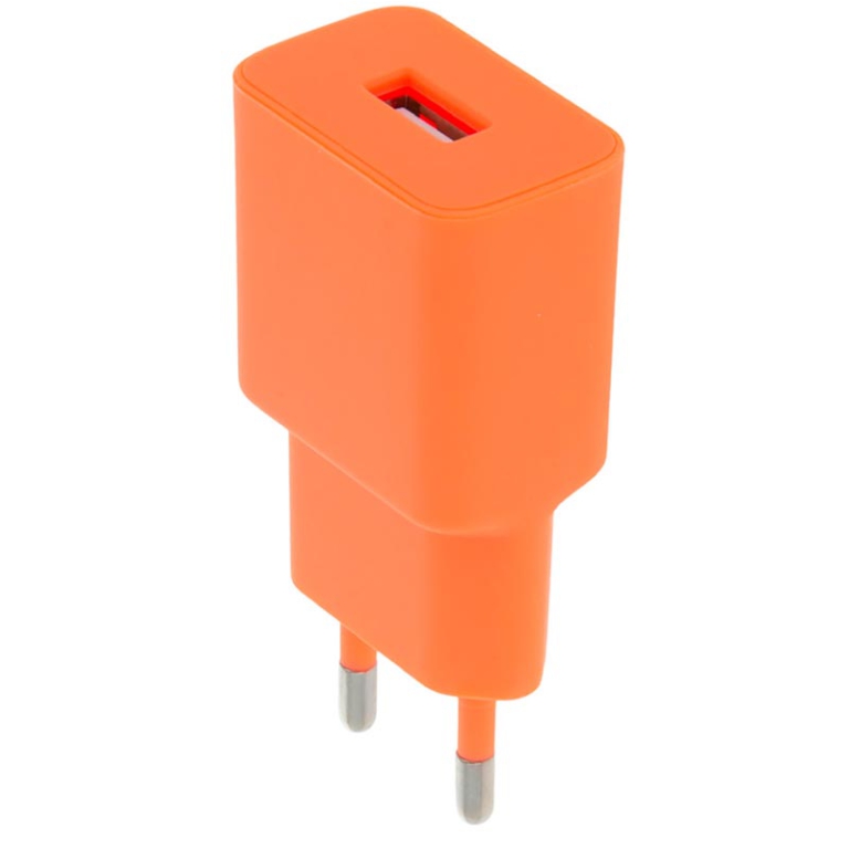 CARICATORE DA MURO SETTY USB 2,4A ARANCIO