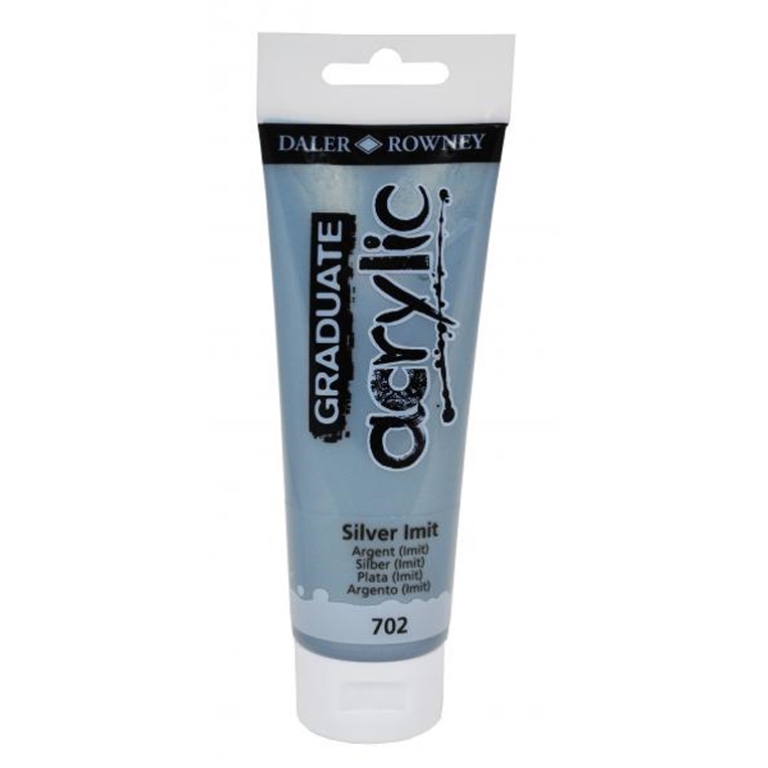 TEMPERE ACRYLIC 120ML 3PZ ARGENTO GRADUATE