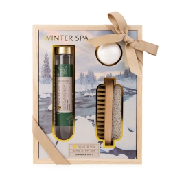 SET DA BAGNO SPAZZOLA E PIETRA POMICE WINTER SPA