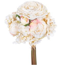 FIORE BOUQUET  RANUNCOLI 40CM CREMA