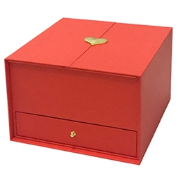 BAULETTO C/CASSETTO ROSSO 23,5X25X15,5CM