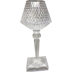 LAMPADA DIAMANTE LED RICARICABILE D12 H25CM