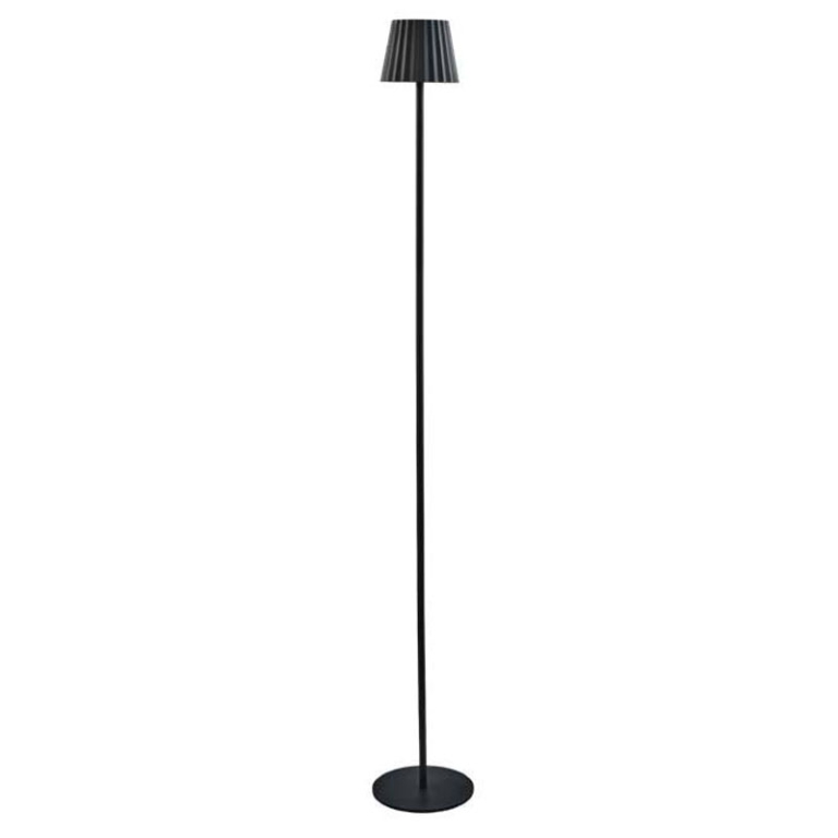 LAMPADA LED TOUCH NERA   PLISSE 16X16H120CM