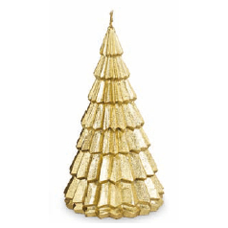 CANDELA ALBERO NATALE ORO H14CM