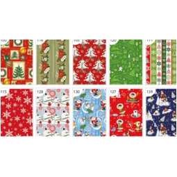 CARTA REGALO 100X140CM 5KG BIS NATALE