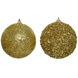 SFERA D100MM GLITTER ORO