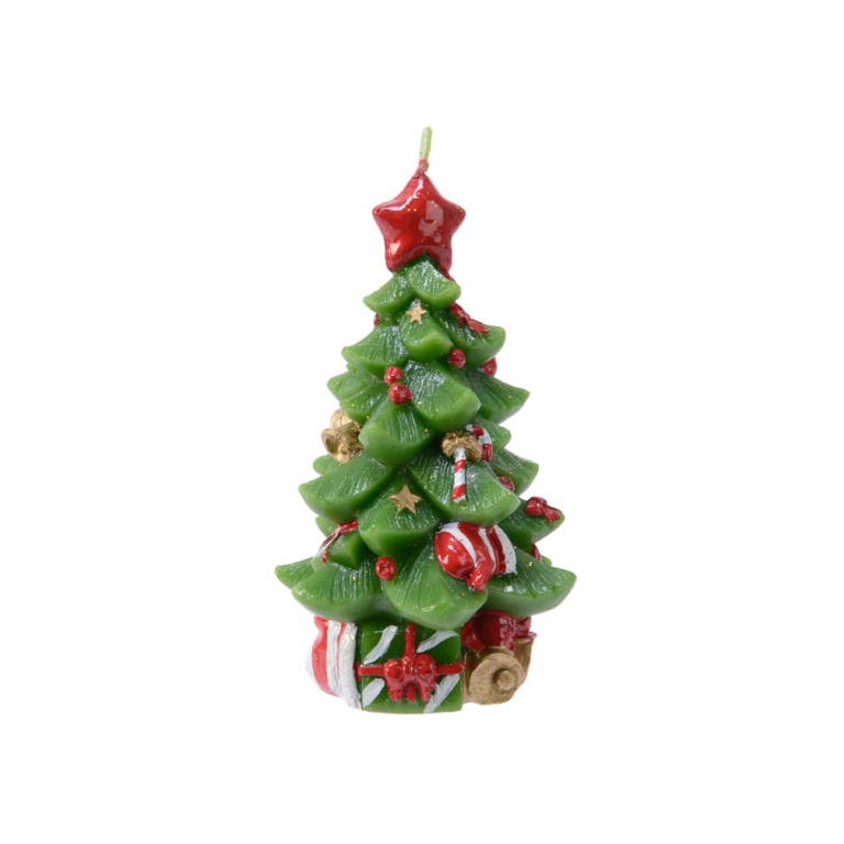 CANDELA D7,5H11,5CM ALBERO NATALE