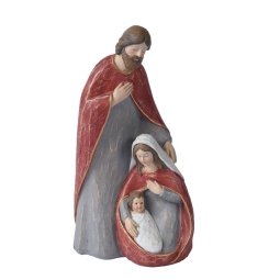 NATIVITÀ SACRA FAMIGLIA  H23,5CM